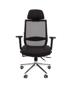 Купить Компьютерное кресло Chairman 555 LUX черный  в E-mobi