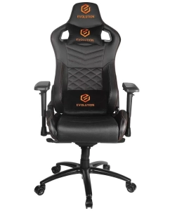 Купить Кресло компьютерное игровое EVOLUTION CONQUEROR BLACK  в E-mobi
