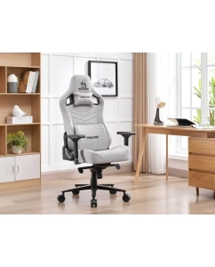 Купить Кресло игровое EVOLUTION NOMAD Grey, ткань, серый  в E-mobi