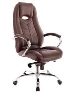 Купить Кресло руководителя Everprof Drift M экокожа коричневый в E-mobi
