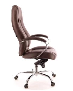 Купить Кресло руководителя Everprof Drift M экокожа коричневый  в E-mobi