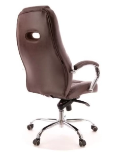 Купить Кресло руководителя Everprof Drift M экокожа коричневый  в E-mobi