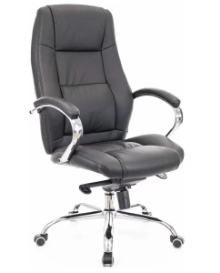 Купить Кресло руководителя Everprof Kron M Кожа Черный в E-mobi