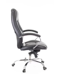 Купить Кресло руководителя Everprof Kron M Кожа Черный  в E-mobi