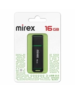 Купить Флешка Mirex SPACER BLACK 16 ГБ (SPACER BLACK 16GB 13600-FMUSBK16)  в E-mobi