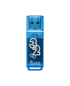 Купить Флешка SmartBuy Glossy 32ГБ Blue (SB32GBGS-DB) в E-mobi