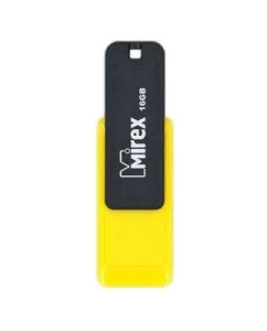 Купить Флешка MIREX City 16ГБ Yellow/Black (13600-FMUCYL16)  в E-mobi