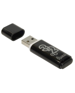 Купить Флешка SmartBuy Glossy 32ГБ Black (SB32GBGS-K)  в E-mobi