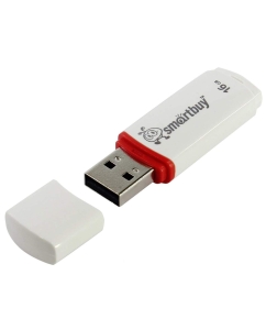 Купить Флешка SmartBuy Crown 16ГБ White (SB16GBCRW-W)  в E-mobi