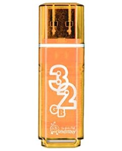 Купить Флешка SmartBuy Glossy 32ГБ Orange (SB32GBGS-Or) в E-mobi