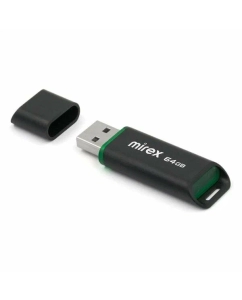 Купить Флешка Mirex SPACER BLACK 64 ГБ (SPACER BLACK 64GB 13600-FMUSBK64)  в E-mobi