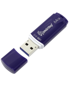 Купить Флешка SmartBuy Crown 64ГБ Blue (SB64GBCRW-Bl)  в E-mobi