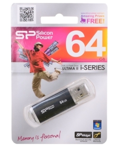 Купить Флешка Silicon Power Ultima II 64ГБ Black (SP064GBUF2M01V1K)  в E-mobi