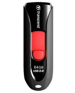 Купить Флешка TRANSCEND JetFlash 590K 64 ГБ черный (TS64GJF590K)  в E-mobi