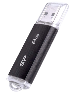 Купить Флешка Silicon Power Ultima 64ГБ Black (SP064GBUF2U02V1K)  в E-mobi