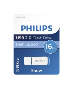 Купить Флэш-накопитель Philips Snow2.0 16Gb, FM16FD70B/97  в E-mobi