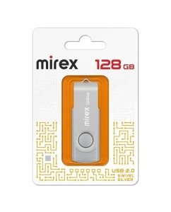 Купить Флешка Mirex Swivel 128 ГБ (SWIVEL SILVER 128GB 13600-FMUSI128)  в E-mobi