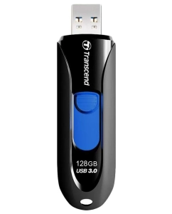 Купить Флешка Transcend JetFlash 790 128ГБ Blue/Black (TS128GJF790K)  в E-mobi