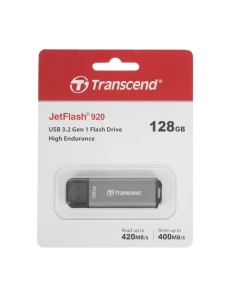 Купить Флеш Диск Transcend 128Gb Jetflash 920 TS128GJF920 USB3.1 темно-серый в E-mobi