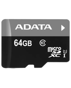 Купить Карта памяти ADATA Micro SDXC Premier AUSDX64GUICL10-RA1 64GB  в E-mobi