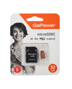 Купить Флэш-память GoPower V10 A1 32 ГБ (00-00025679) в E-mobi