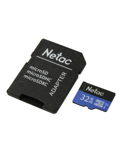 Купить Карта памяти Netac P500 microSDHC 32GB (NT02P500STN-032G-R)  в E-mobi