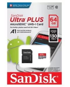 Купить Карта памяти SanDisk Ultra microSDXC 64GB (SDSQUA4-064G-GN6MN)  в E-mobi