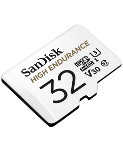 Купить Карта памяти SanDisk microSDHC Class 10 UHS-I U3 V30 High Endurance Video Monitoring Card  в E-mobi