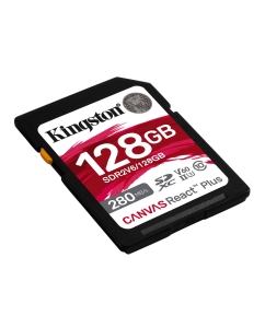 Купить Карта памяти Kingston SDXC Гб SDXC 128GB Canvas React Plus UHS-II V60 (SDR2V6/128GB)  в E-mobi