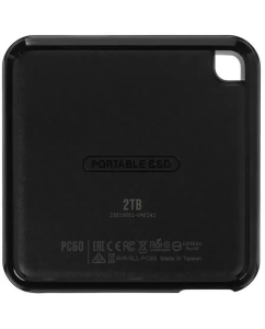 Купить Диск SSD внешний Silicon Power PC60 2TB, External, USB 3.2, чёрный  в E-mobi