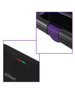 Купить Электровафельница Kitfort КТ-3611 черная  в E-mobi