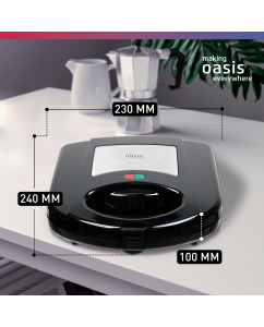 Купить Мультипекарь making oasis everywhere PK-3B черный  в E-mobi