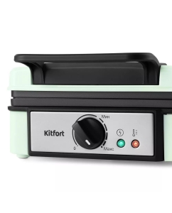 Купить Электровафельница Kitfort КТ-1693 зеленый  в E-mobi