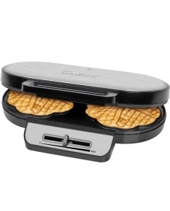 Купить Электровафельница Clatronic WA 3745 schwarz-inox серебристый  в E-mobi