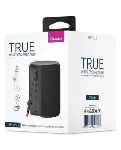 Купить Портативная колонка Olmio Splash BS-02 Black  в E-mobi
