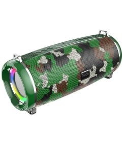 Купить Портативная колонка Hoco HC2, 10 Вт, 2400 мАч, BT5.0, microSD, USB, AUX, FM-радио, хаки  в E-mobi