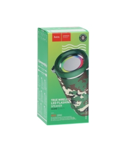 Купить Портативная колонка Hoco HC2, 10 Вт, 2400 мАч, BT5.0, microSD, USB, AUX, FM-радио, хаки  в E-mobi