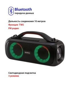 Купить Портативная колонка Supra BTS-710 Black (BTS-710)  в E-mobi