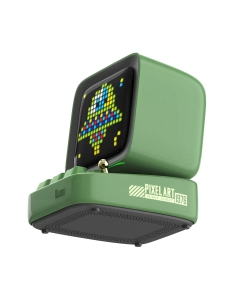 Купить Портативная колонка Divoom Ditoo Pro с пиксельным LED-экраном - зеленая  в E-mobi