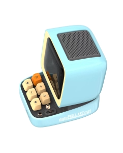 Купить Портативная колонка Divoom Ditoo Pro с пиксельным LED-экраном - голубая  в E-mobi