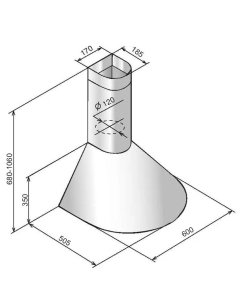 Купить Вытяжка настенная ELIKOR Эпсилон 60П-430-П3Л белый/золото  в E-mobi