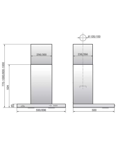 Купить Вытяжка настенная ELIKOR Квадра 60П-430-К3Д черный  в E-mobi