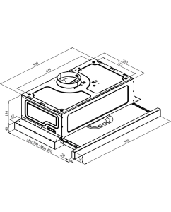 Купить Вытяжка встраиваемая Darina SMART M606X серебристый  в E-mobi