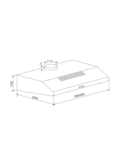 Купить Вытяжка подвесная MAUNFELD MP-1 60 серебристый  в E-mobi