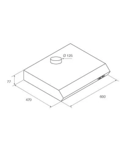 Купить Вытяжка подвесная JETAIR Light IX/F/60 серый  в E-mobi