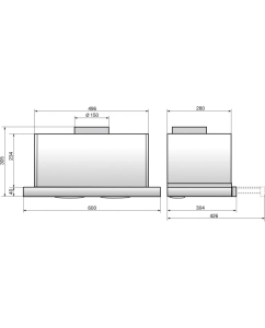 Купить Вытяжка встраиваемая ELIKOR Интегра S2 60П-700-В2Д белый  в E-mobi