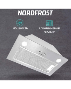 Купить Вытяжка встраиваемая NordFrost FB 9060 X серебристая  в E-mobi