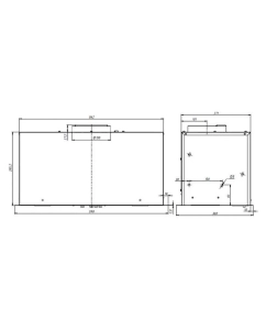 Купить Вытяжка встраиваемая ELIKOR Cube 60П-1000 черный  в E-mobi