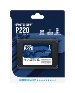 Купить SSD накопитель Patriot Memory P220 2.5" 1 ТБ (P220S1TB25)  в E-mobi