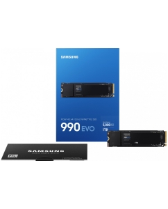 Купить Внутренний SSD накопитель Samsung 990 EVO MZ-V9E1T0BW PCIe Gen 4.0 x4, NVMe 1TB M.2  в E-mobi